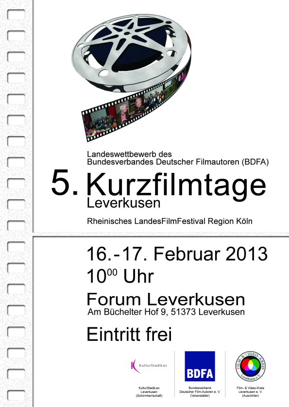 Plakat 5. Kurzfilmtage 2013